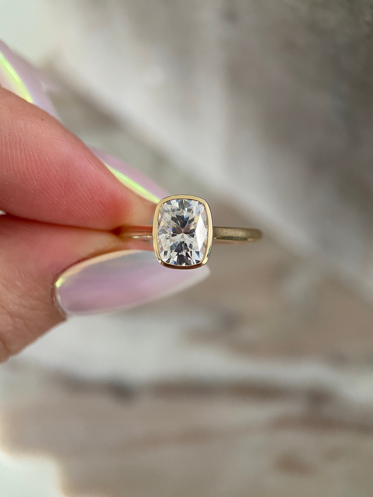 Bangin' Bezel - Elongated Cushion Cut Edition